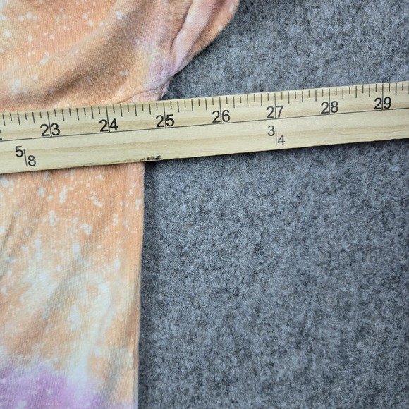 Walt Disney Spirit Jersey Shirt Unisex Large Orange Pink Tie Dye Long Sleeve - Picture 11 of 14